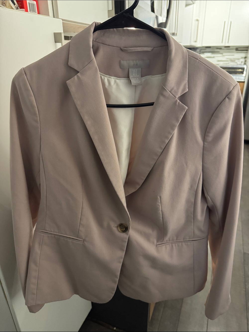 H&M Women’s Tailored Blazer - Light Mauve
